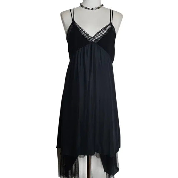 [BUNJANG] Zara Mixed Color Mesh Slip Dress / 자라  슬립 원피스