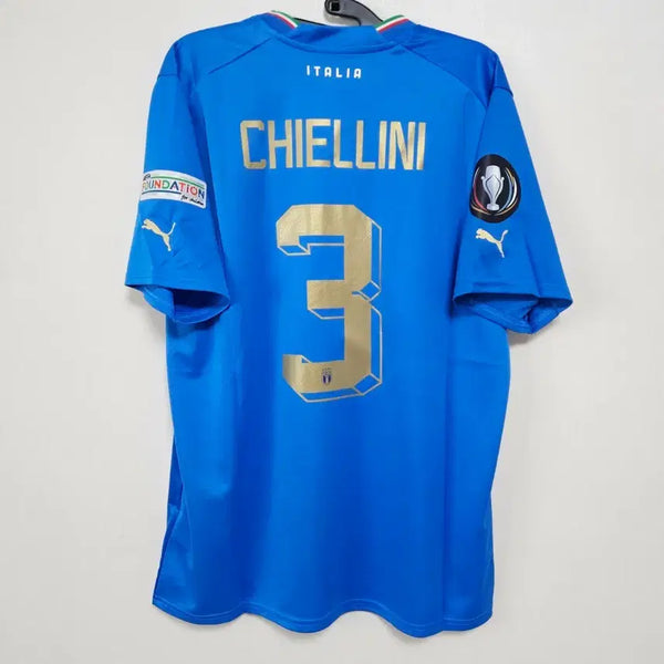 [BUNJANG] Italy National Team Giorgio Chiellini Finalissima Full Patch Authentic Jersey (XL) / [XL]21-22 이탈리아 홈 키엘리니 피날리시마 풀마킹 유니폼(국대 은