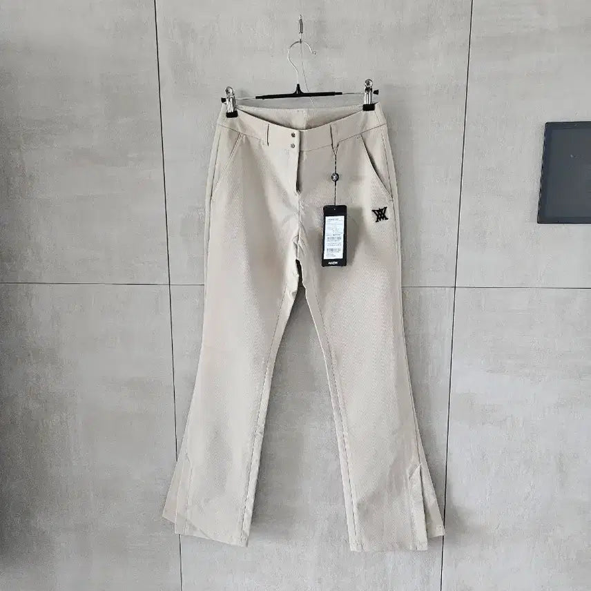 [BUNJANG] Anew Genuine Women's Beige Bootcut Slacks / 어뉴 정품 여성 베이지 부츠컷 슬랙스