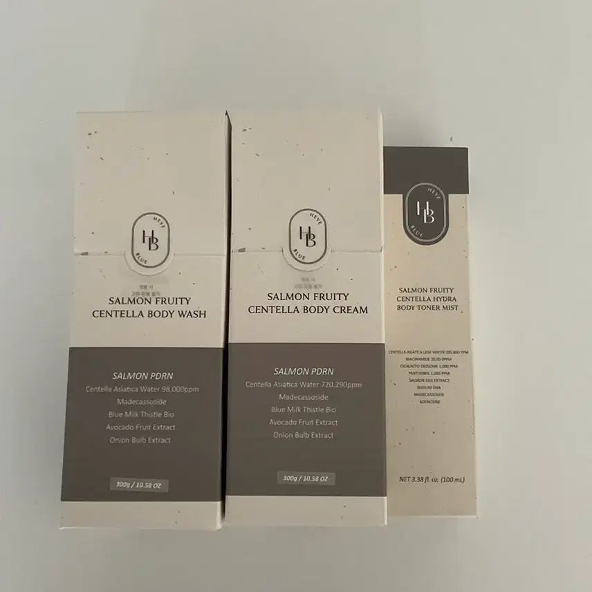 [BUNJANG] Hevblue Body Wash, Body Cream, Body Toner Mist Bundle Set / 헤브블루 바디워시+바디크림+바디토너미스트 새제품 일괄판매
