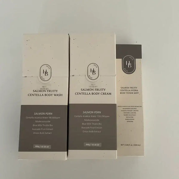 [BUNJANG] Hevblue Body Wash, Body Cream, Body Toner Mist Bundle Set / 헤브블루 바디워시+바디크림+바디토너미스트 새제품 일괄판매