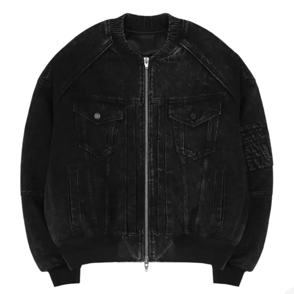 [BUNJANG] Juun.J 23FW Denim MA-1 Trucker Jacket (Size 50) / 23fw 준지 데님 트러커 마원 (50)