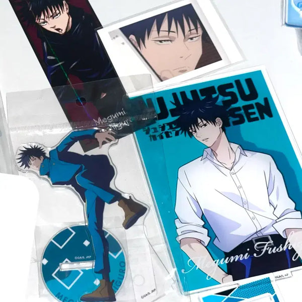 [BUNJANG] Jujutsu Kaisen Megumi Fushiguro Morning Routine Acrylic Stand Bundle / 주술회전 후시구로 메구미 쥬쥬페스 아크릴 미개봉 일괄판매