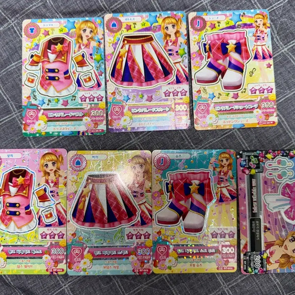 [BUNJANG] Aikatsu! Cards and Goods Bundle Set / 아이카츠 탈덕 처분 카드30장 및 굿즈 일괄 판매 스쿨룩 포함