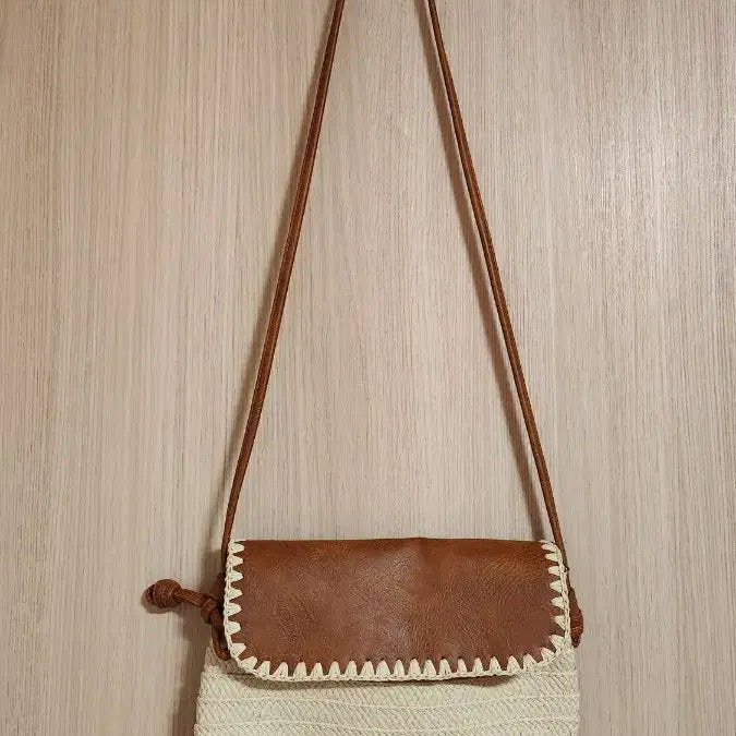 [BUNJANG] Rattan Mini Shoulder Crossbody Bag / 라탄가방 크로스백 미니숄더백