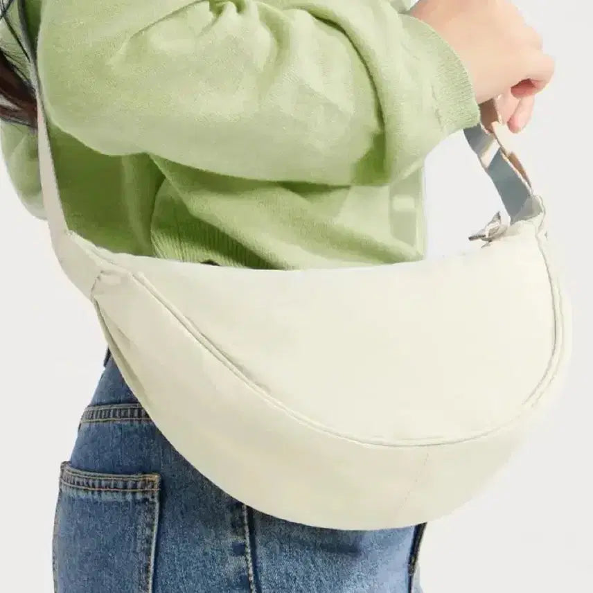 [BUNJANG] Ivory Cross Shoulder Bag / (새상품) 아이보리 크로스 숄더백