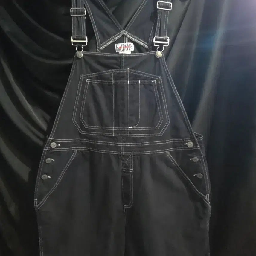 [BUNJANG] Bill Blass 90's Navy Jumpsuit Shorts / 90's Bill Blass 빌블래스 반바지 점프수트 멜빵바지