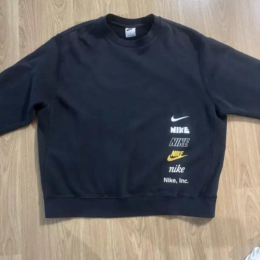 [BUNJANG] Nike Sweatshirt Black L / 나이키 맨투맨 블랙 L 100 검정
