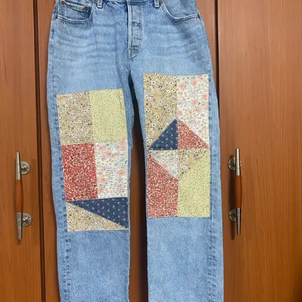 [BUNJANG] Levi's 501 150th Anniversary 90s Patchwork Jeans / [LEVIS] 리바이스 501 150주년 90s 패치워크 28