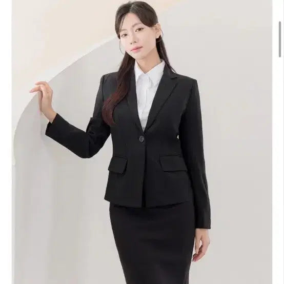 [BUNJANG] The Wear Nine Jacket + Skirt Set (Interview Suit) / 더웨어나인 가성비 자켓+치마세트(면접복)
