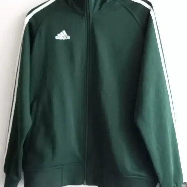 [BUNJANG] Adidas Track Top Jersey Full Zip Deep Green M / 아디다스 진초록 진카키 딥그린 트랙탑 저지 져지집업 95/M
