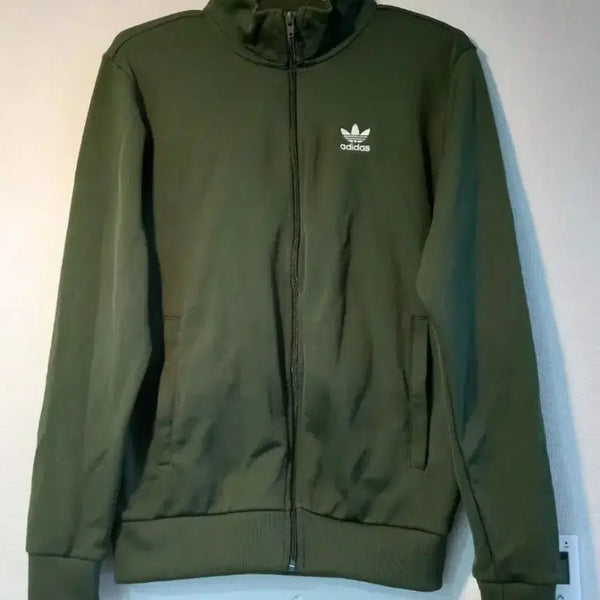 [BUNJANG] Adidas Europa Khaki Track Top Jersey / 아디다스 유로파 카키 트랙탑 저지 져지집업 90/S
