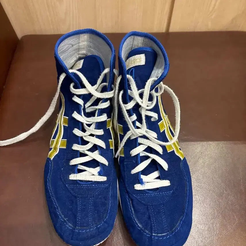 [BUNJANG] Asics Blue Wrestling Shoes Size 265 / 아식스 블루 레슬링 화 265사이즈