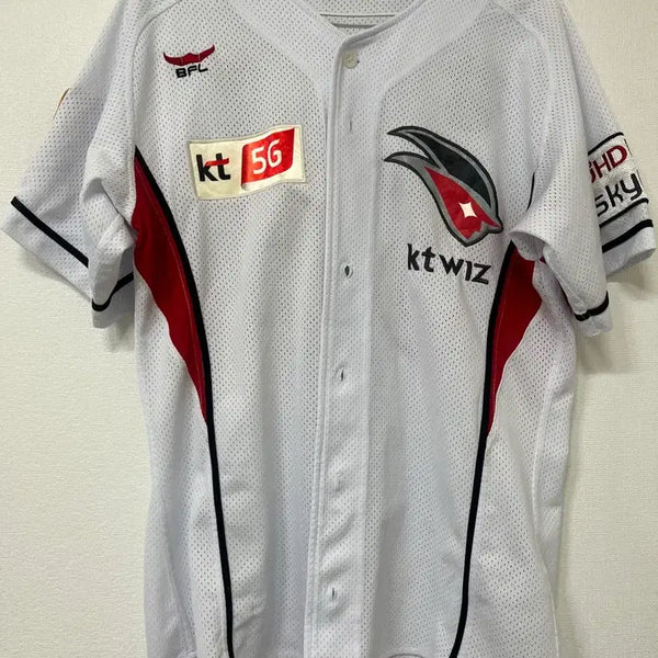 [BUNJANG] KT Wiz Kang Baek-ho NO.50 Home Baseball Jersey / KT 위즈 한화이글스 강백호 NO.50 홈 유니폼 95