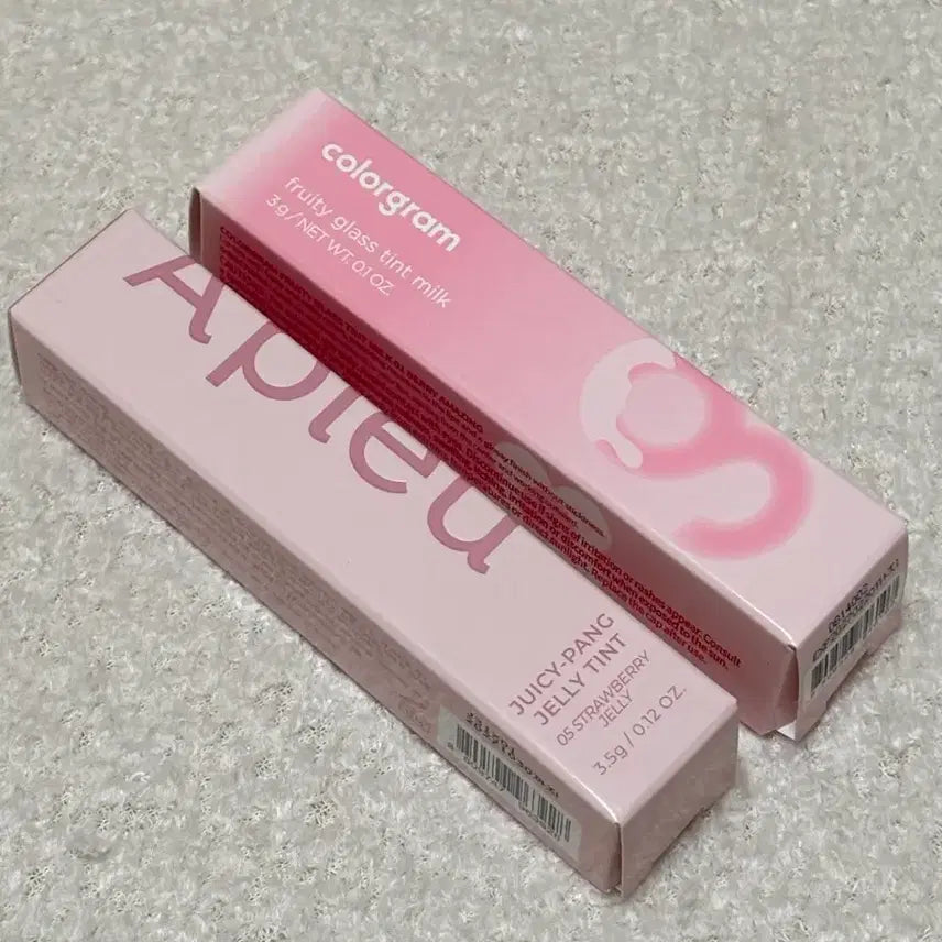[BUNJANG] Colorgram Strawberry Dujung & APieu Strawberry Jelly Set / 컬러그램 딸기둥절, 어퓨 스트로베리젤리 2개 묶음