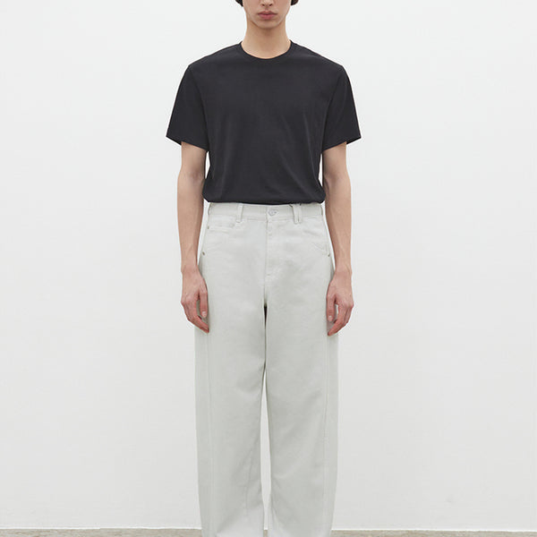 [BUNJANG] Dekat Curved Wide Denim Light Gray / 30)데케트 커브드 와이드 데님 라이트그레이 판매