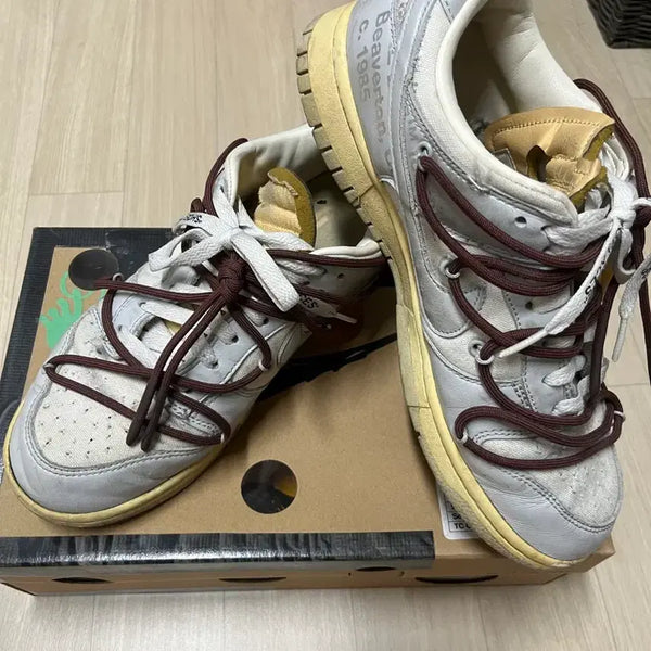 [BUNJANG] Nike x Off-White Dunk Low Lot 46 (265mm) / [정품] 나이키x오프화이트 덩크 로우 로트 46 265사이즈