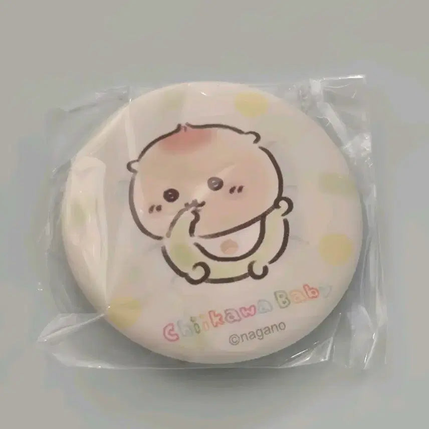 [BUNJANG] Cheekawa Konenne Can Badge - Kurimanju / 먼작귀 치이카와 코넨네 캔뱃지 - 쿠리만쥬