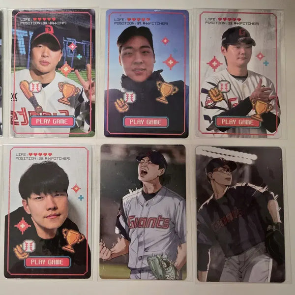 [BUNJANG] Lotte Giants Seven Eleven Photocard - Park Junwoo, Lee Minseok, Hong Mingi / 할인)롯데자이언츠 세븐일레븐 포토카드 _ 박준우 이민석 박준우 홍민기 등