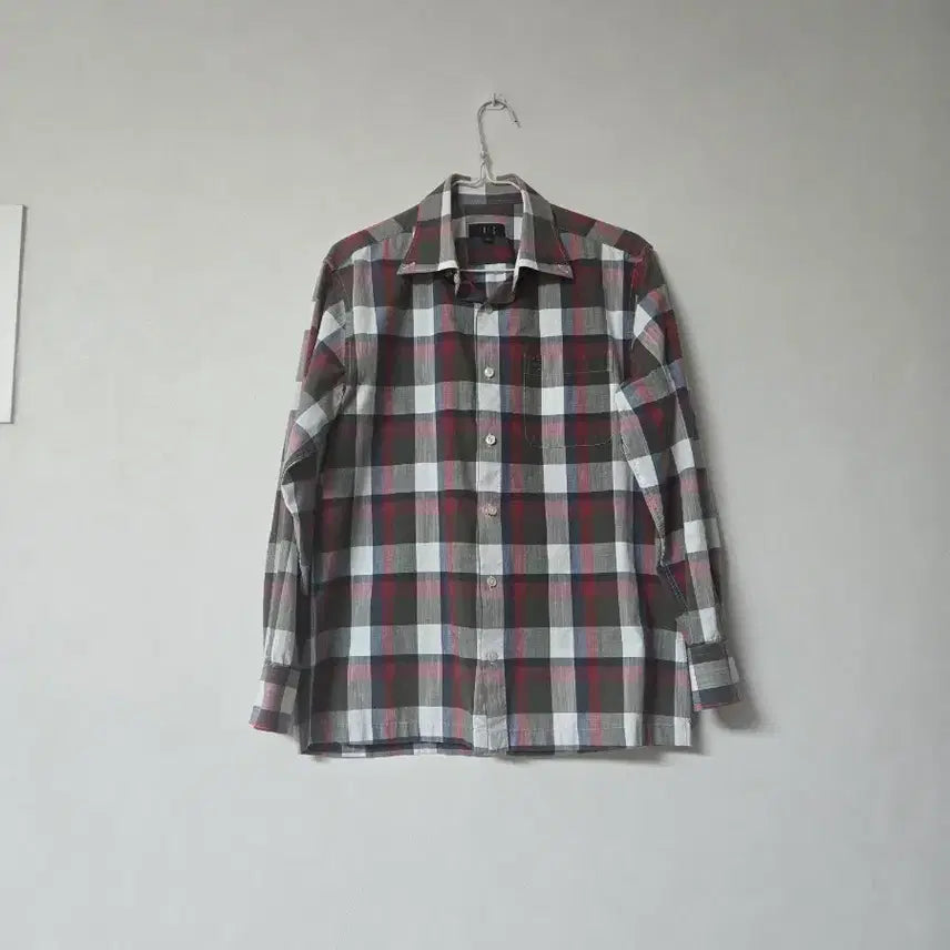 [BUNJANG] Daks Men's Check Shirt Size 95 / 닥스 체크 남성 셔츠 95
