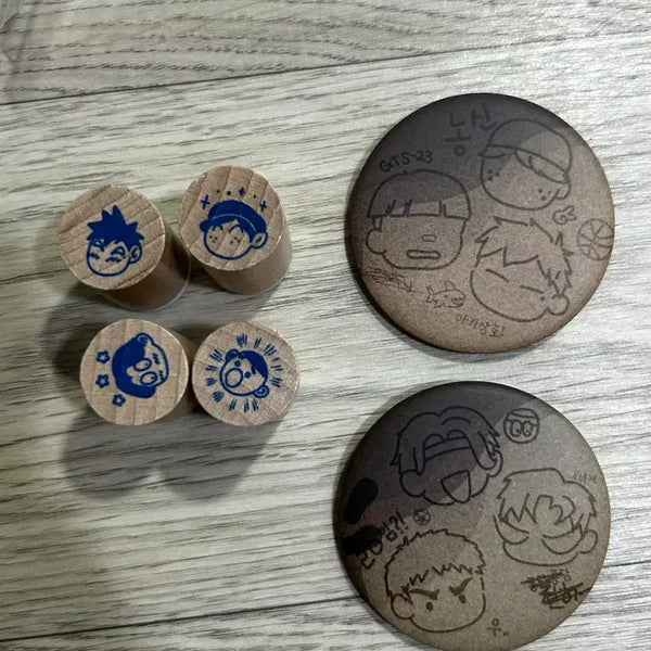 [BUNJANG] Gabage Time JHS Mark Stamp Set / 가비지타임 갑타 지상고 문구 펀딩 도장 기상호김다은 정희찬 진재유