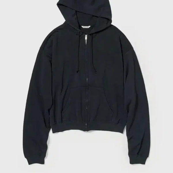 [BUNJANG] Auralee Hard Twist Light Hooded Zip-Up Ink Black / [5](새상품) 오라리 하드트위스트 라이트  후드 집업 잉크블랙