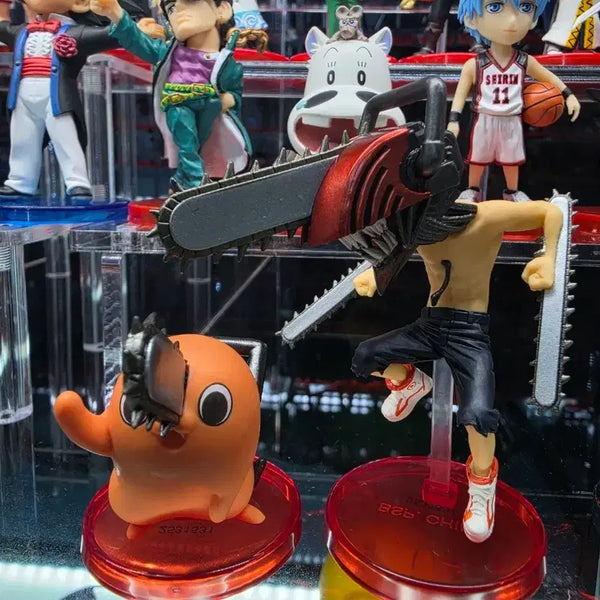 [BUNJANG] Chainsaw Man Jump Limited World Collectable Figure Denji & Pochita Bundle Set / 체인소 맨 점프한정 월콜 덴지&포치타 일괄 판매합니다.