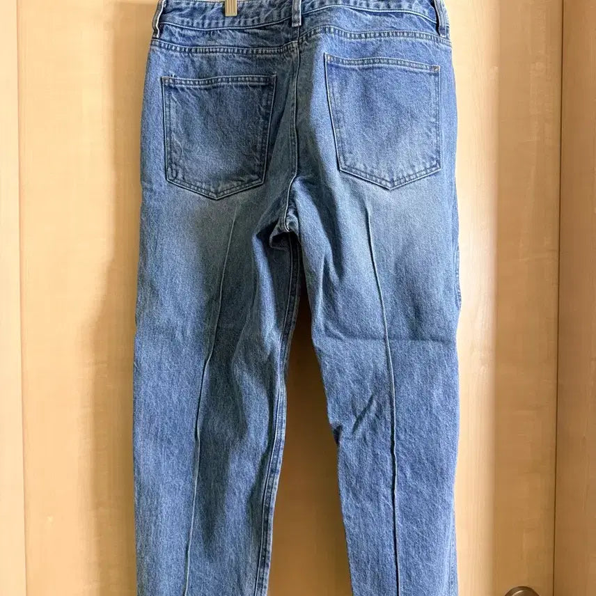 [BUNJANG] Time Homme 24SS Back Crease Denim Pants / 타임옴므 24ss 샘플 백크리스 데님팬츠 32