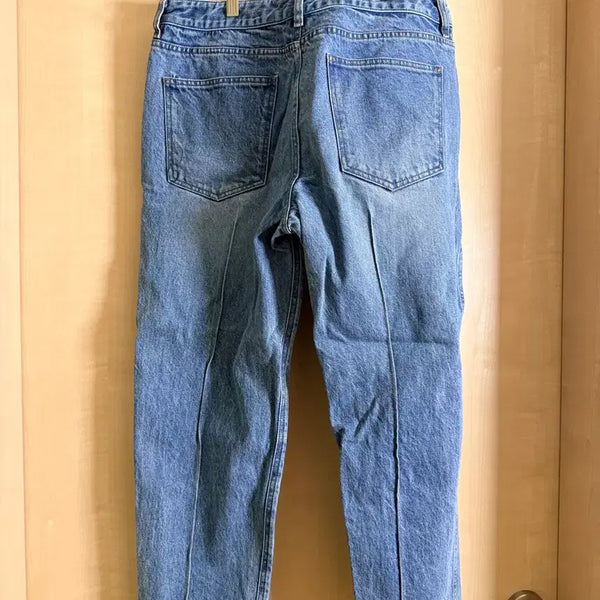 [BUNJANG] Time Homme 24SS Back Crease Denim Pants / 타임옴므 24ss 샘플 백크리스 데님팬츠 32