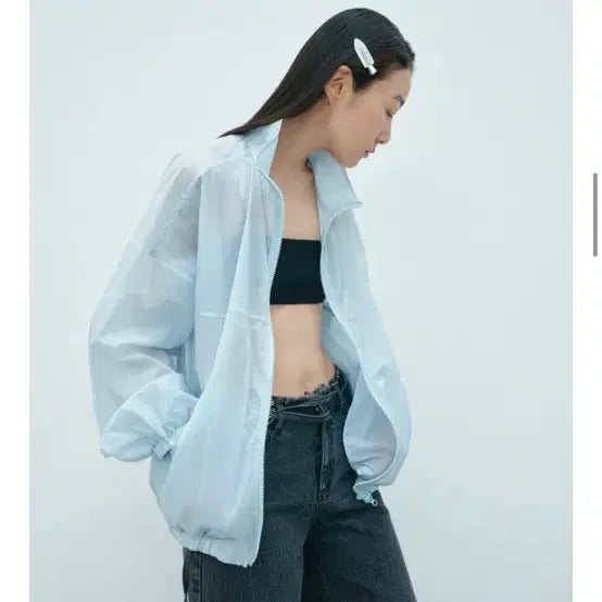 [BUNJANG] GBH Windrunner Jacket (Sky Blue) / gbh windrunner 바람막이 (하늘색)