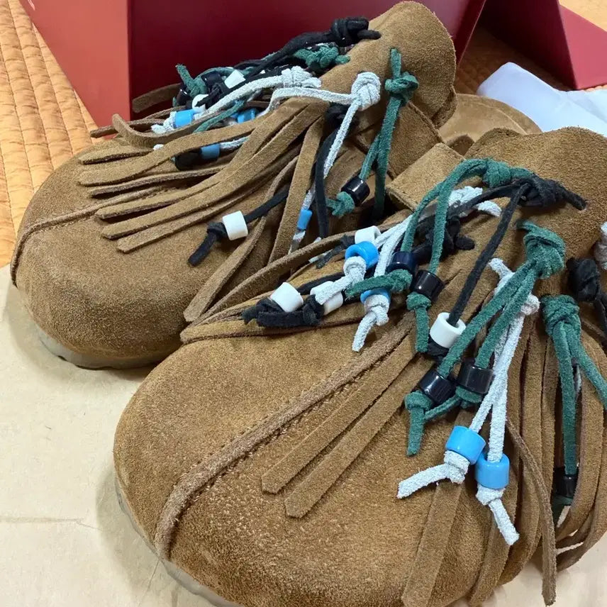 [BUNJANG] Scarosso GEO Suede Mule Slippers Brown / 스카로쏘 지오GEO스웨이드 뮬 슬리퍼 브라운 팝니다.