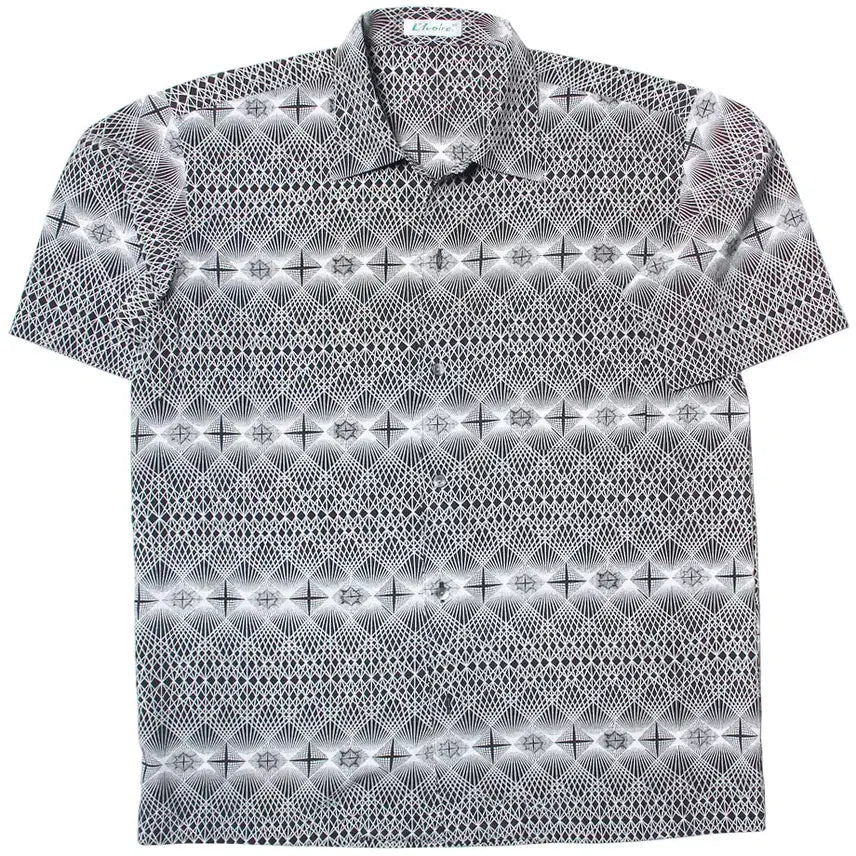 [BUNJANG] Geometric Poly Shirt Relaxed Fit M / 100 지오메트릭 폴리셔츠 릴렉스핏 098