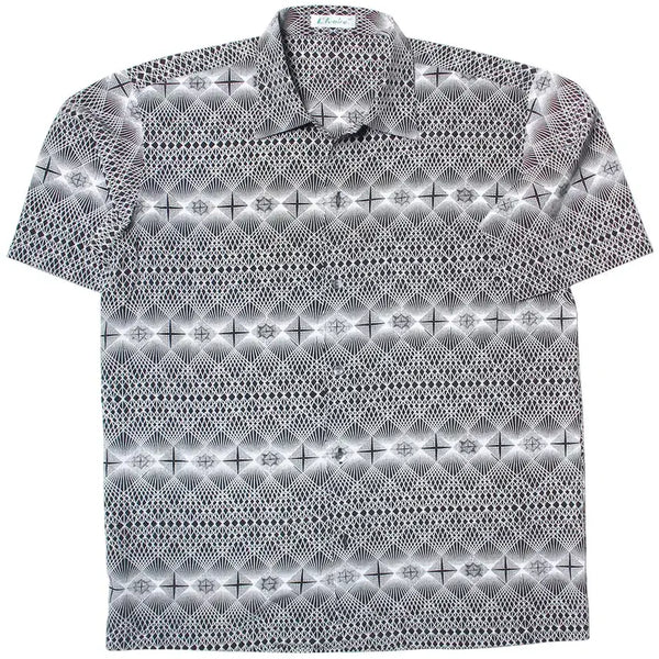 [BUNJANG] Geometric Poly Shirt Relaxed Fit M / 100 지오메트릭 폴리셔츠 릴렉스핏 098