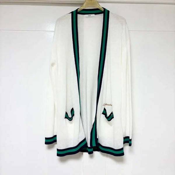 [BUNJANG] ZOOC Ivory Linen Cardigan / 주크 ZOOC 아이보리 린넨 가디건