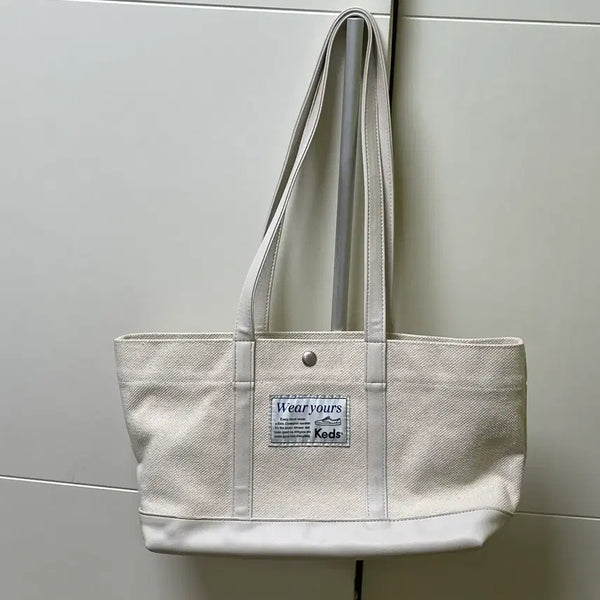 [BUNJANG] Keds Canvas Shoulder Bag Ivory / keds 컨버스 숄더백