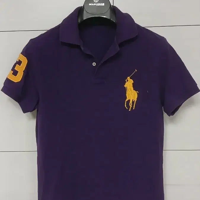 [BUNJANG] Polo Ralph Lauren Custom Fit Big Pony T-Shirt Size S (Purple) / 폴로 랄프로렌 커스텀핏 빅포니 S사이즈 퍼플 사용감있음