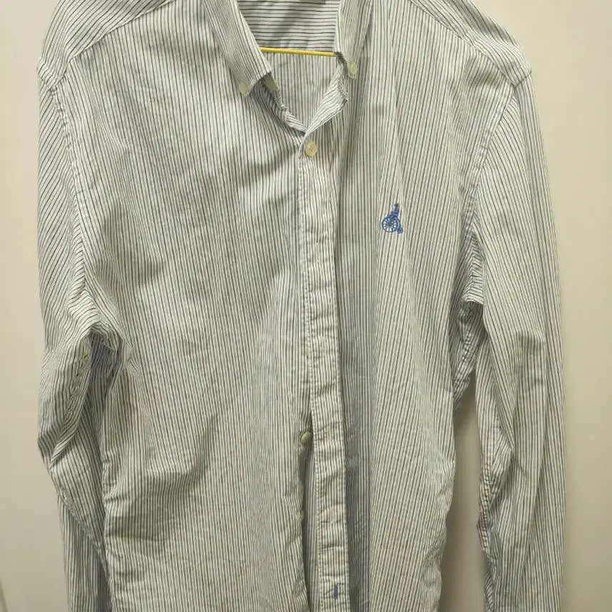 [BUNJANG] Beanpole Slim Fit Stripe Shirt (Size 95) / 빈폴 슬림핏 스트라이프 셔츠 95