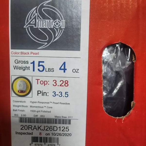 [BUNJANG] Rotogrip Attention Black Pearl 15lb Bowling Ball (First Edition) / 초판  어텐션 블렉펄 오리지널 15P