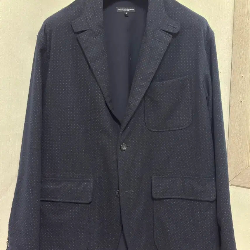 [BUNJANG] Engineered Garments 22FW Reuter Jacket Dark Navy (Dot) S / 엔지니어드 가먼츠 22FW 로이터 자켓: 다크 네이비(도트) / S