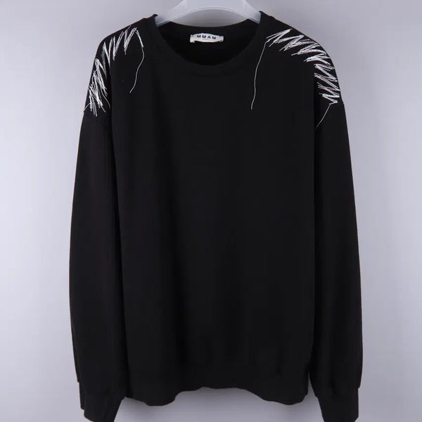 [BUNJANG] MMAM Stitch Point Shoulder Sweatshirt (Size 52) / MMAM 스티치 포인트 숄더 스웨트셔츠 맨투맨 (52) 4740