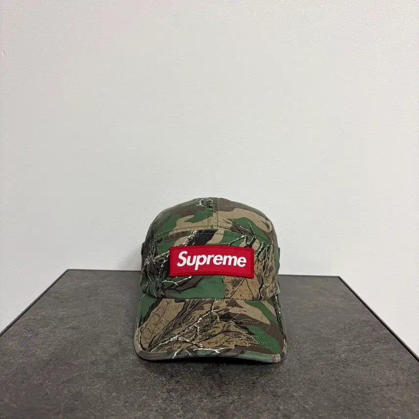 [BUNJANG] Supreme Box Logo Camp Cap 22FW Military Camo / (OS) 슈프림 박스로고 캠프캡 모자 22FW 밀리터리 카모