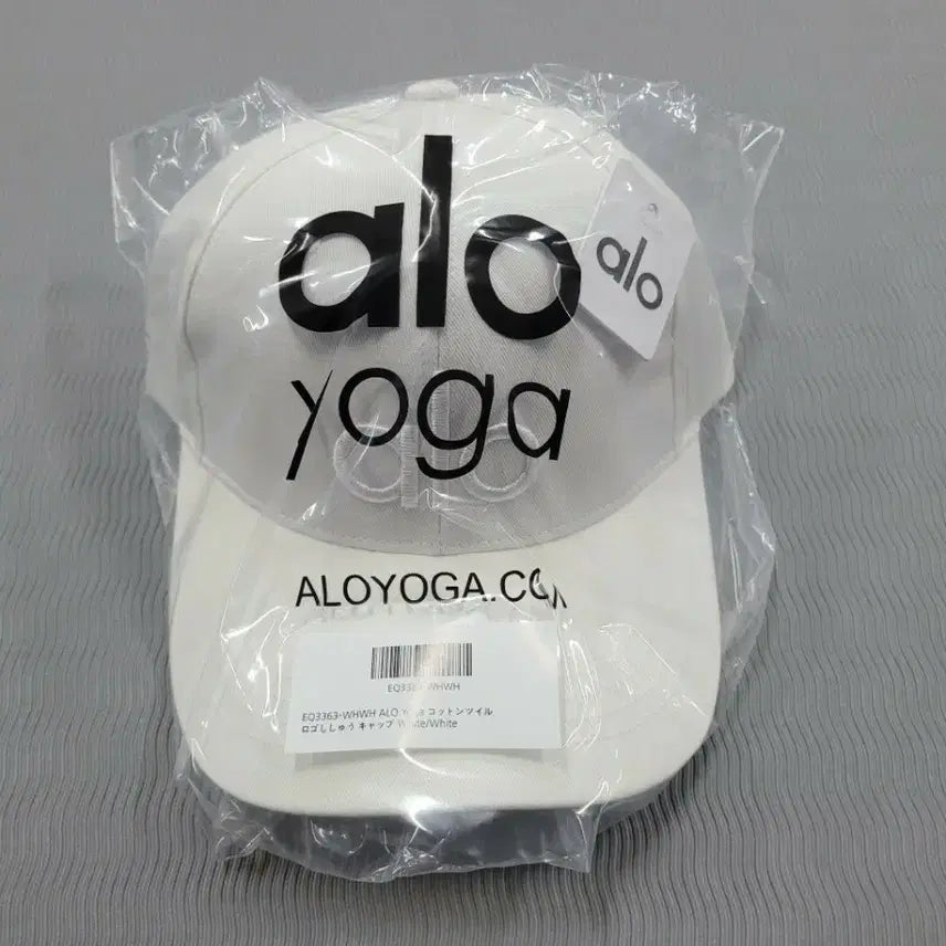 [BUNJANG] ALO White Ball Cap / ALO 화이트 볼캡 모자
