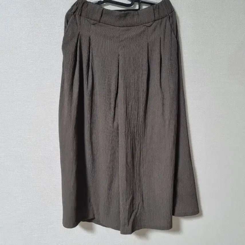 [BUNJANG] Edge Waistband Skirt Pants (Brown) / 엣지  밴딩 치마바지 66.77