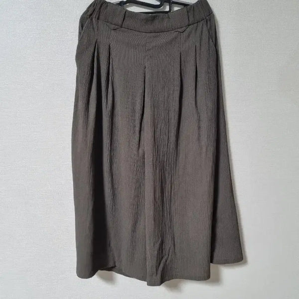 [BUNJANG] Edge Waistband Skirt Pants (Brown) / 엣지  밴딩 치마바지 66.77