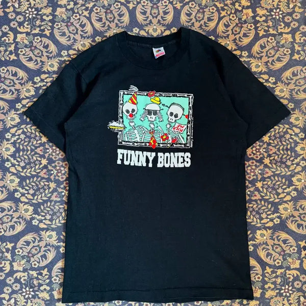 [BUNJANG] 90s Fruit of the Loom Funny Bones T-Shirt USA Single Stitch / 90s FOTL FUNNY BONES 빈티지 티셔츠