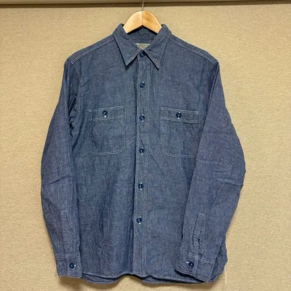 [BUNJANG] Buzz Rickson Chambray 14-14 Shirt / 버즈릭슨 샴브레이 14-14