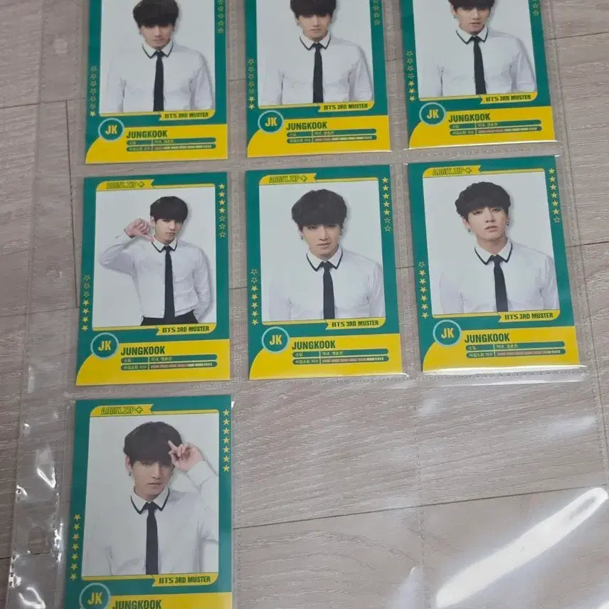 [BUNJANG] BTS 3RD Muster Jungkook Player Photocard Bundle Set / 방탄소년단 BTS 3RD 머스터 정국 플레이어 포카 드볼 양도합니다.