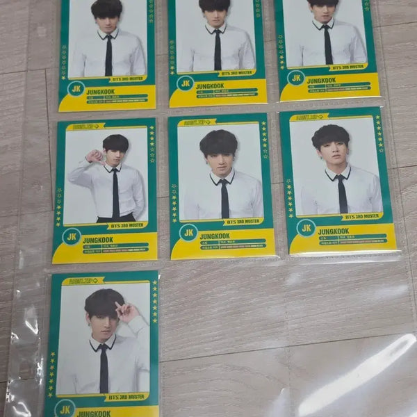 [BUNJANG] BTS 3RD Muster Jungkook Player Photocard Bundle Set / 방탄소년단 BTS 3RD 머스터 정국 플레이어 포카 드볼 양도합니다.