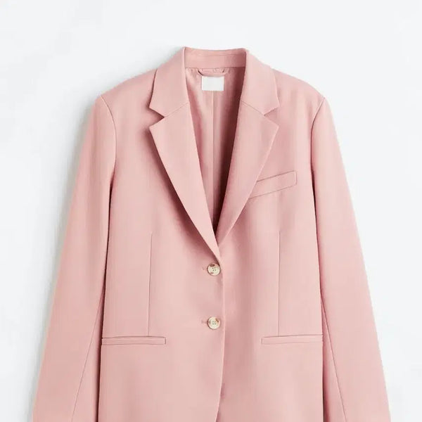 [BUNJANG] H&M Pink Blazer Jacket (Size M) / H&M 핑크 블레이저 자켓 (사이즈 M)