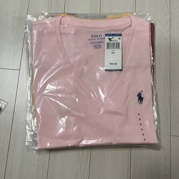 [BUNJANG] Polo Ralph Lauren Women's V-Neck Short Sleeve T-Shirt / 폴로 랄프로렌 여성 브이넥반팔티